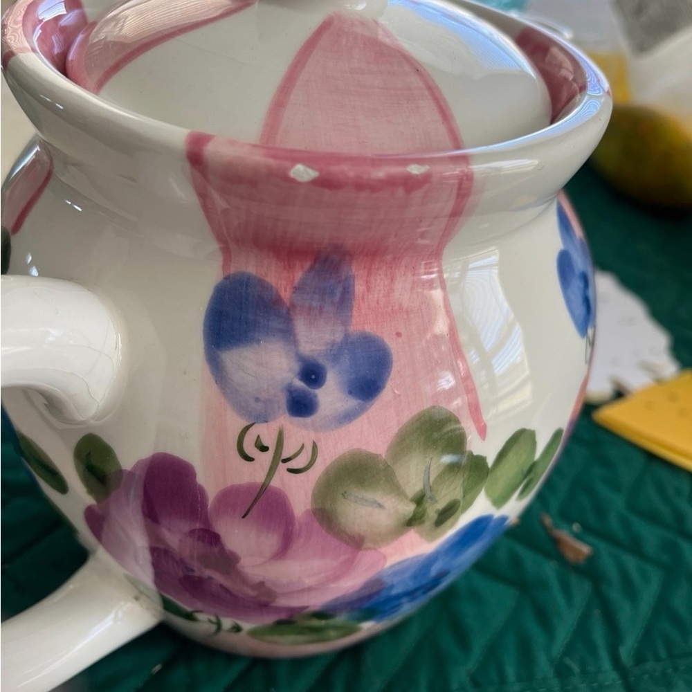 Floral Ceramic Teapot - Picture 5 of 5